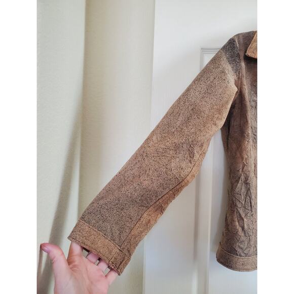 Authentic Unique Reversible Mexican Leather Textured Jacket NWT, Women's Medium - Picture 11 of 16